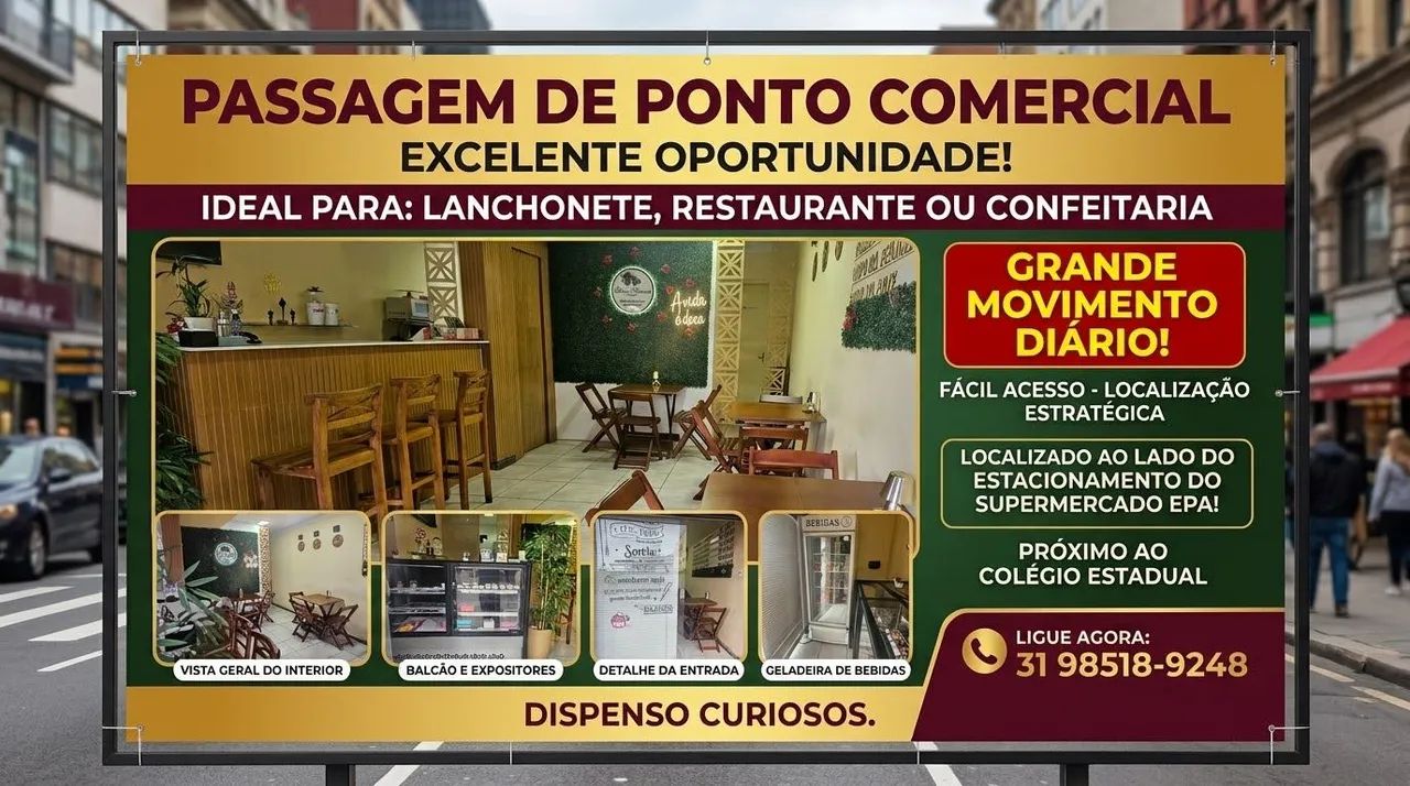 Passo o ponto Centro