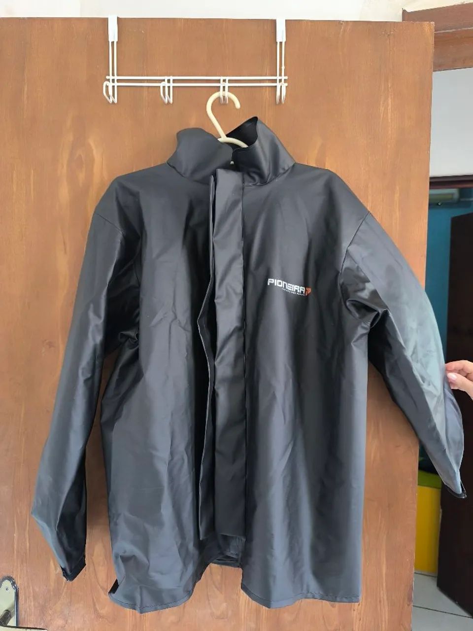 Conjunto de capa de chuva para motoqueiro NOVA! Nunca usada. - Foto 2