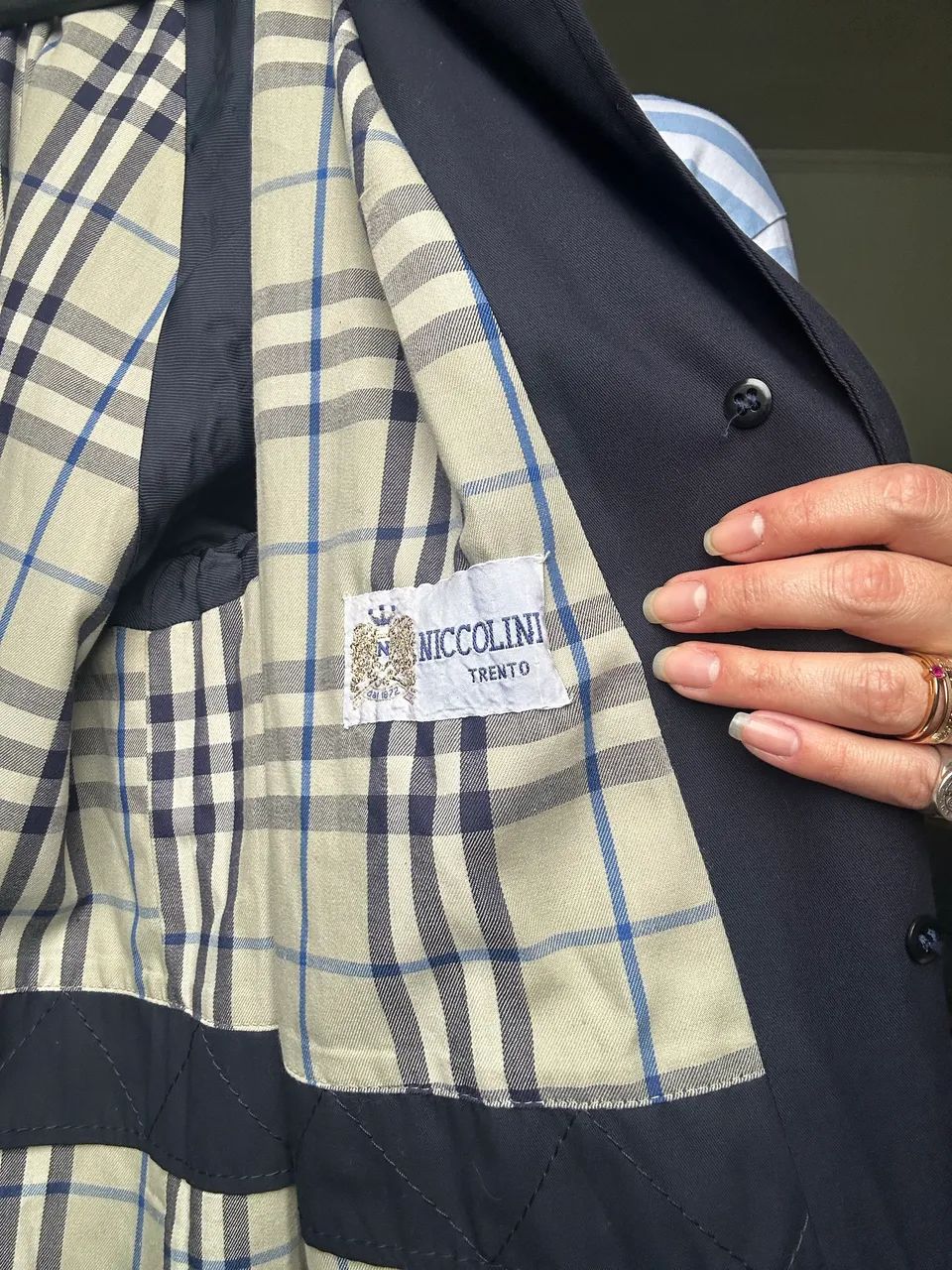 Trenchcoat azul 