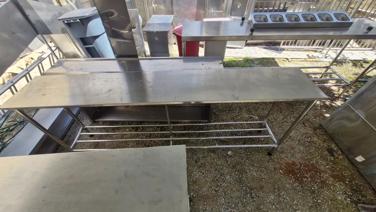 Mesa manipulação inox 304. - Foto 3