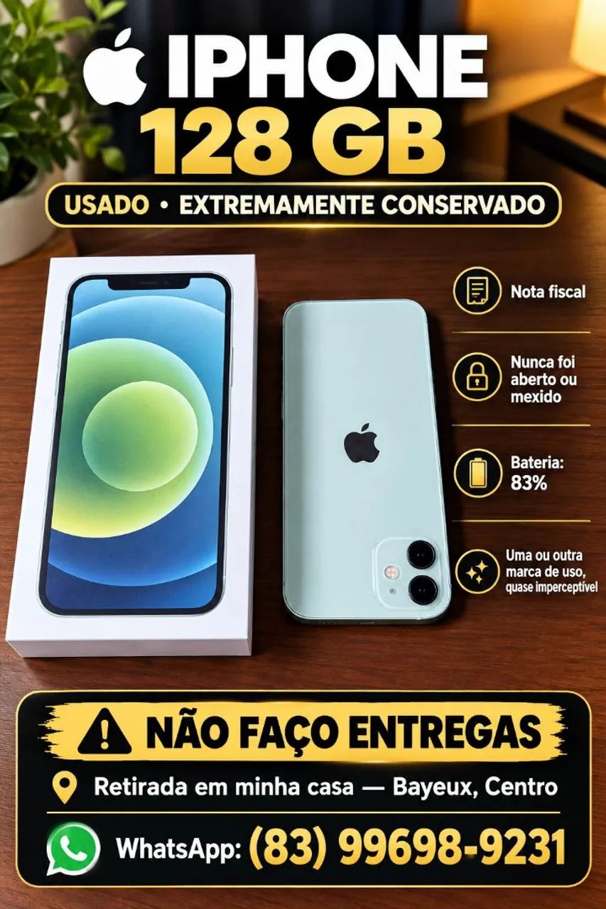 IPhone 12 128GB usado Conservado 