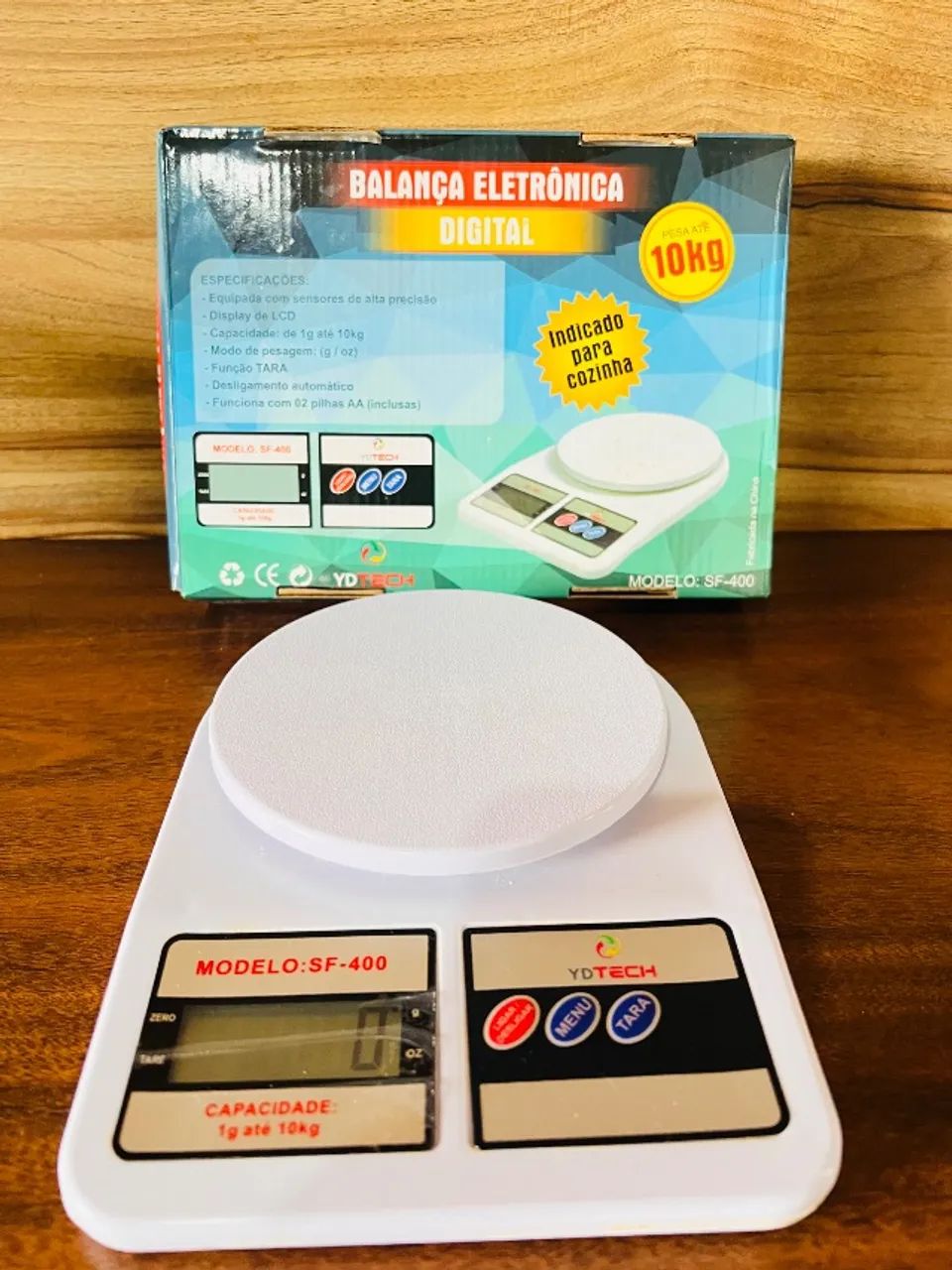 Balança Digital para cozinha SF-400 Ate 10 kilos Balança D