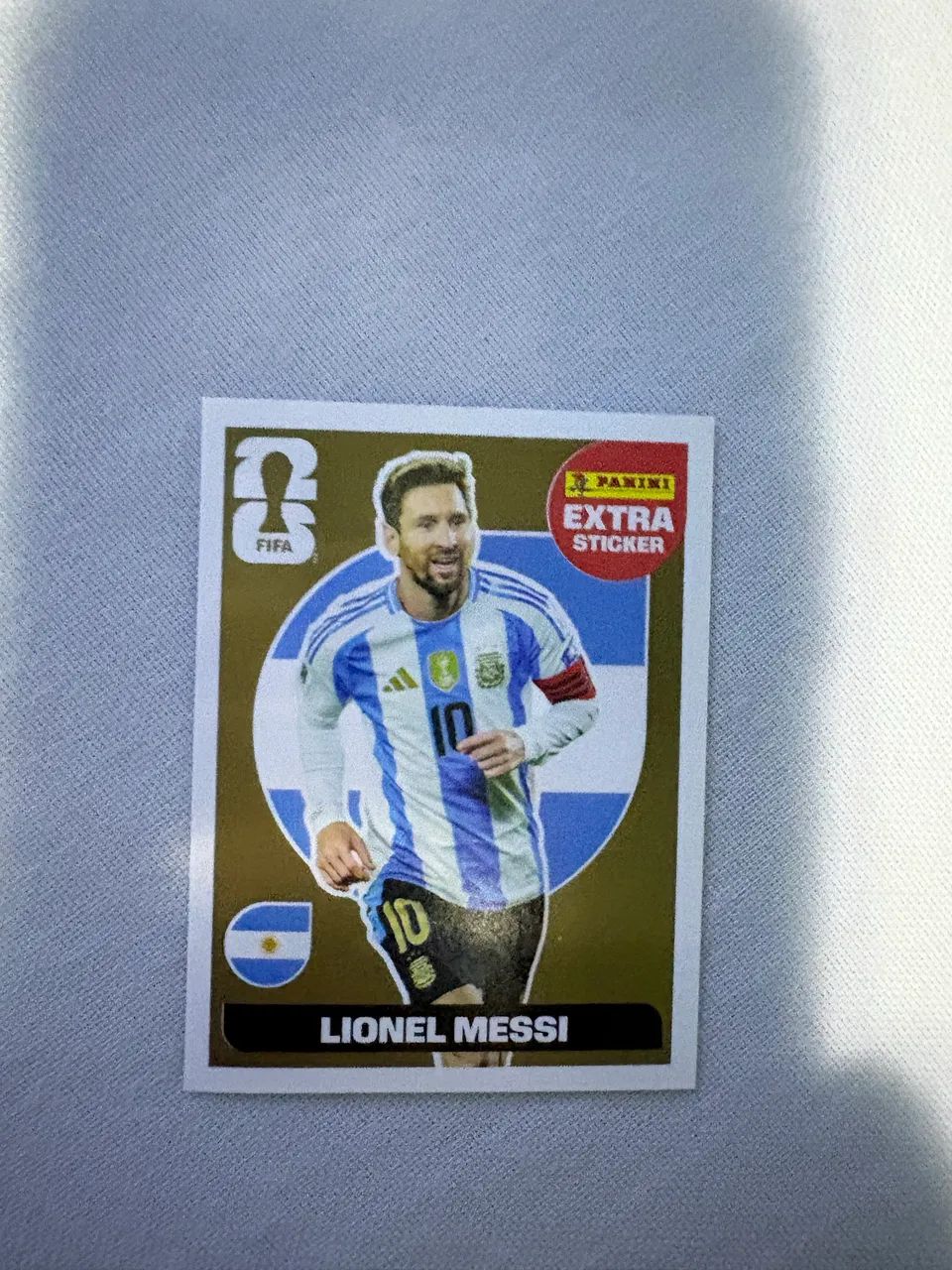 Figurinha Extra "Messi" lengends Golden  - Foto 2