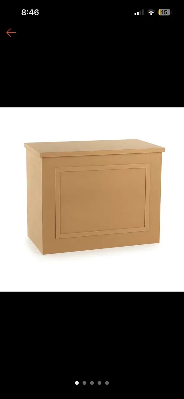 Mesa mdf boiserie pintada - Foto 2