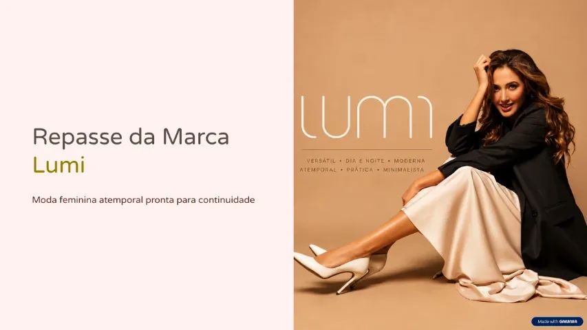 Repasse Marca Feminina Lumi 
