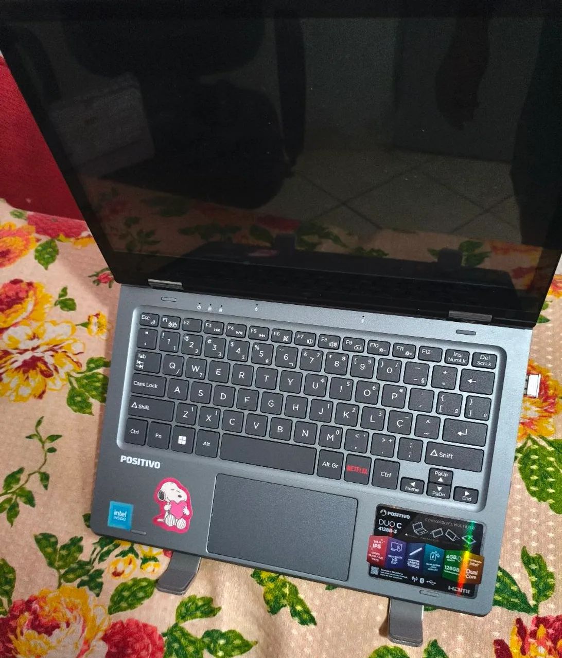 Notebook - tablet, mouse baseus e suporte metálico  - Foto 3