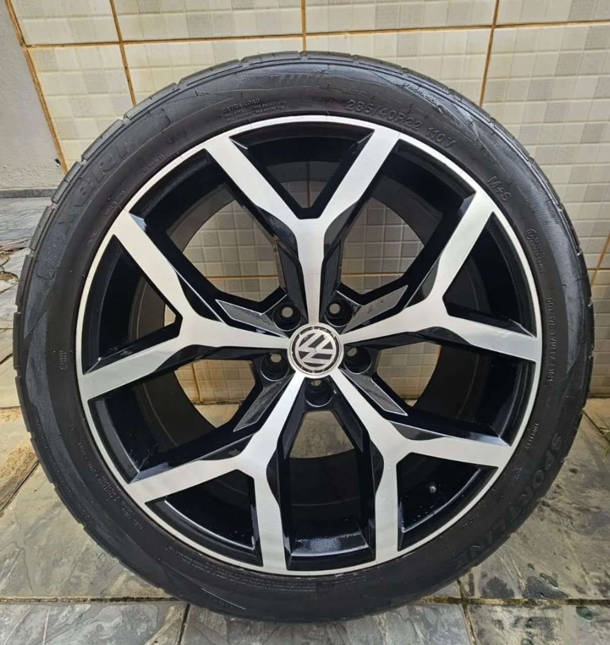 Rodas Aro 22 + Pneus Zero - Foto 3