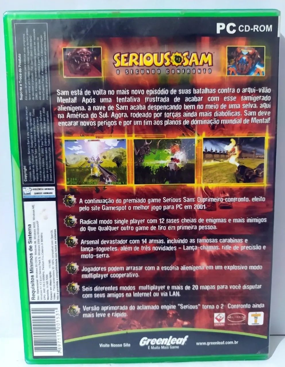 Serious Sam - Jogo para PC - GreenLeaf Colection - Foto 5