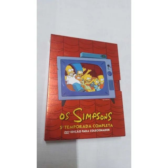 DVD Box Quadruplo Os Simpsons - 5ª Temporada Completa - Edição Para Colecionador ( 23954 )