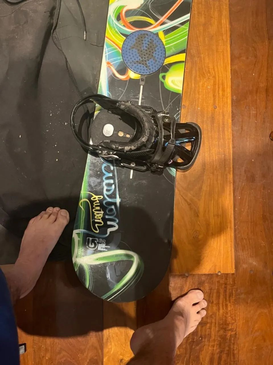 Snowboard Custom Burton + botas + capa - Foto 2