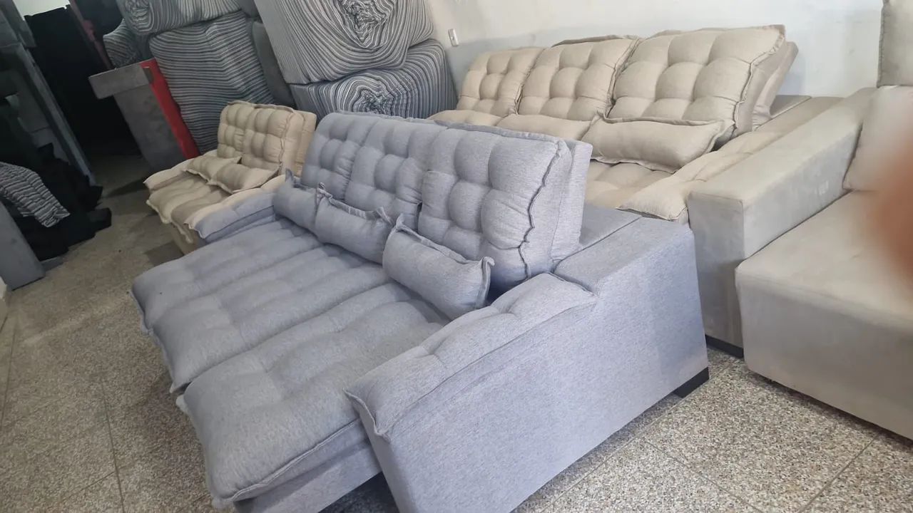 Sofá retrátil e Reclinavel promoção  - Foto 2