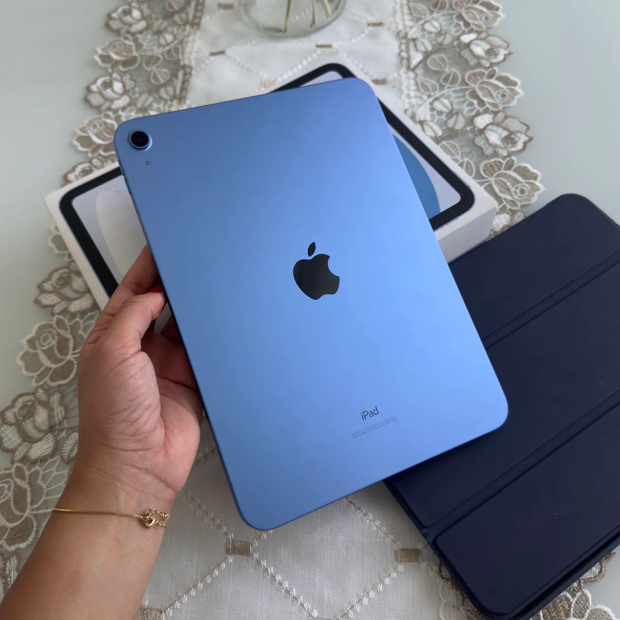 iPad 10 impecável + capa 