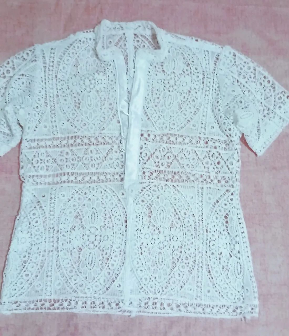  Camisa unisex  em Guipir  - Foto 3