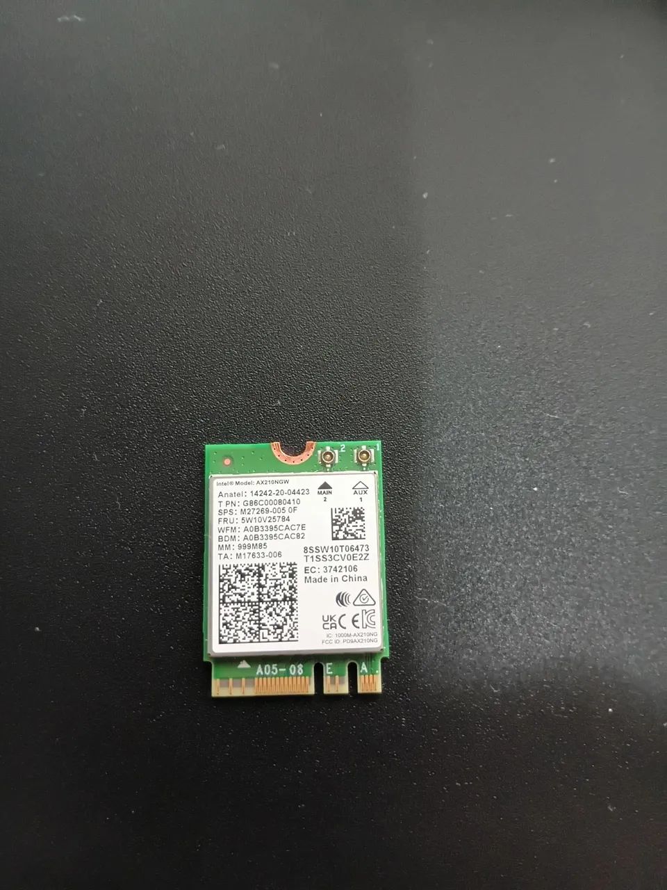 Placa wifi ax210