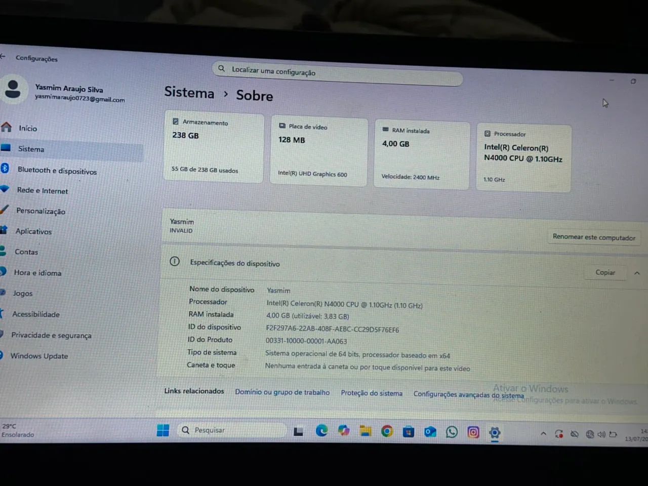 Notebook LENOVO - Foto 4