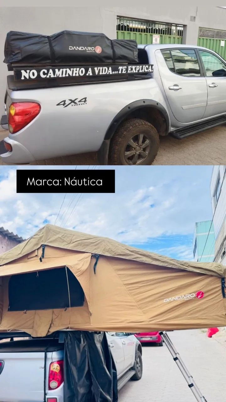 Barraca de camping para caminhonete