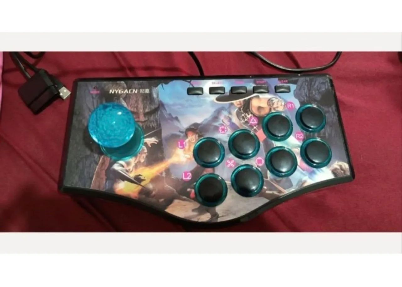 Controle Arcade Mortal Kombat Pc PS2, Ps3. - Foto 2