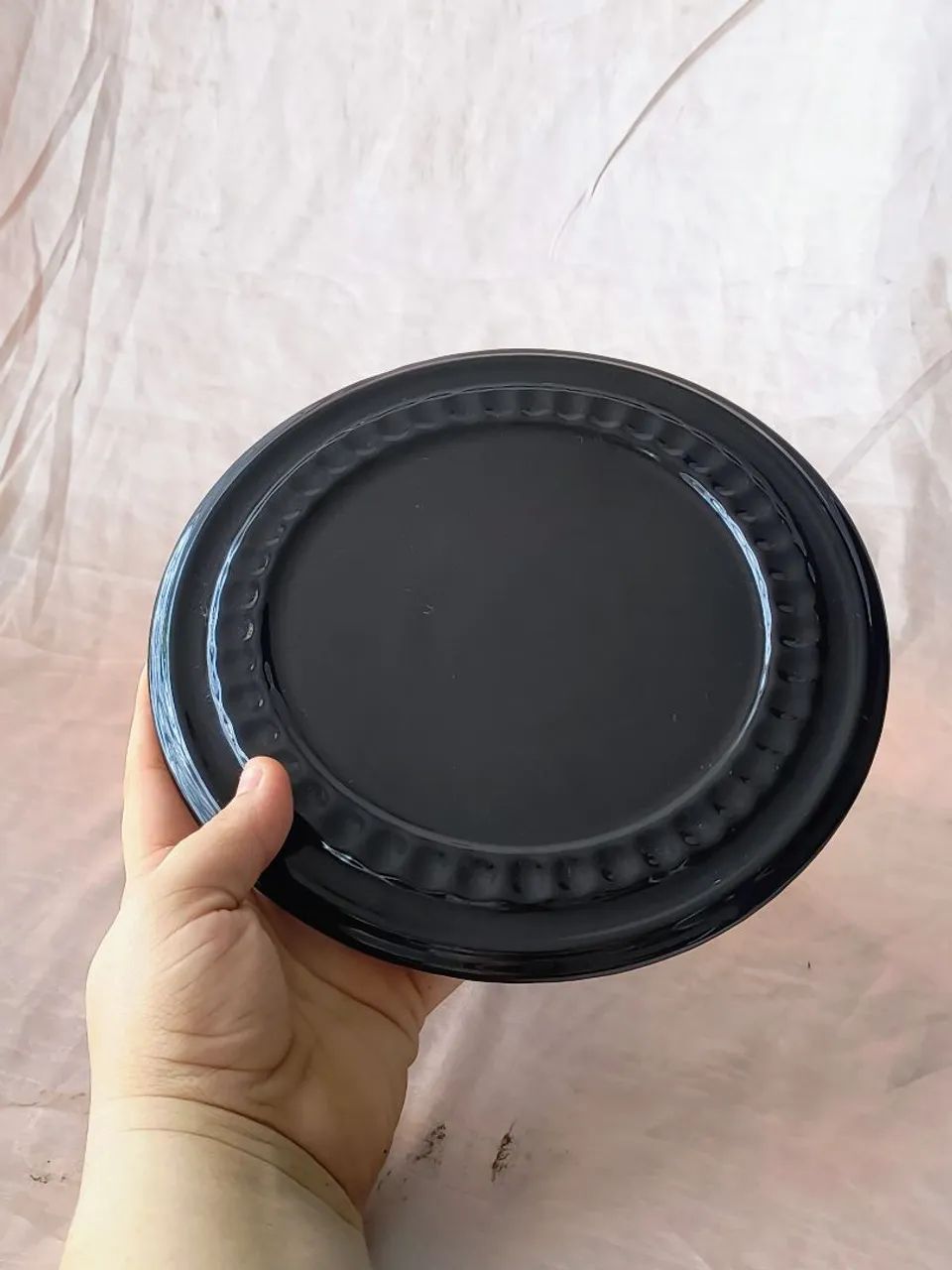boleira em cerâmica preta linda festas doceira decoração cozinha casa vintage antiquario  - Foto 5