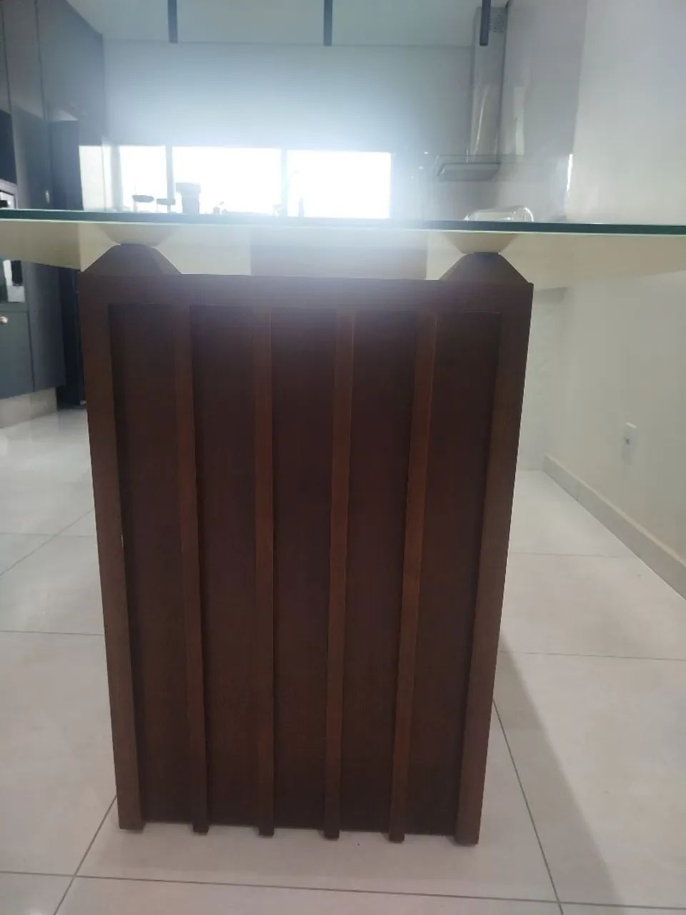 Mesa com tampo de vidro  - Foto 3