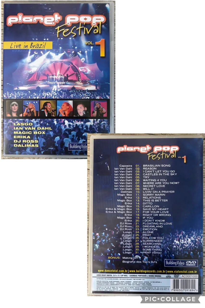 Kit 3 dvds Planet Pop e Na Pegada do Arrocha 2013 - Foto 4