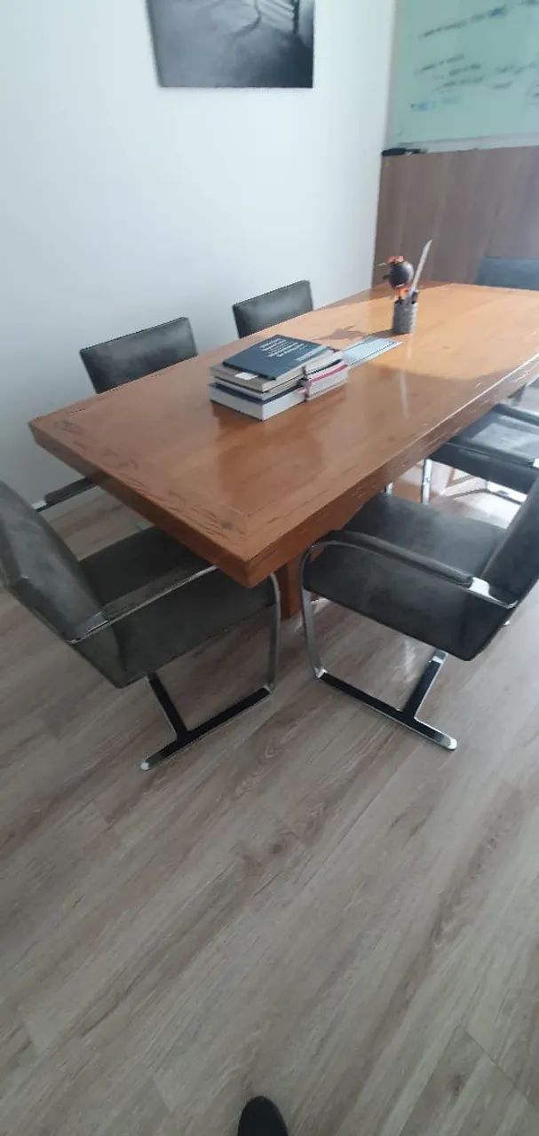 Conjunto de 6 Cadeiras Brno Mies Van der Rohe / Forma Design do século 20 - Seminova  - Foto 3