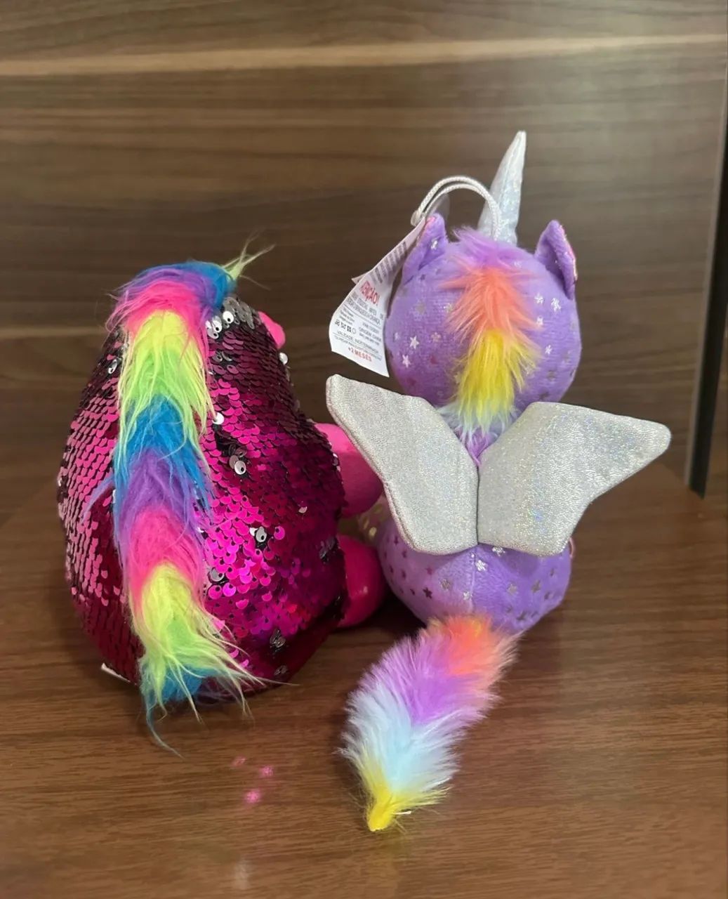 Duas pelúcias Unicórnio e Porco Espinho Br Machine - Foto 4
