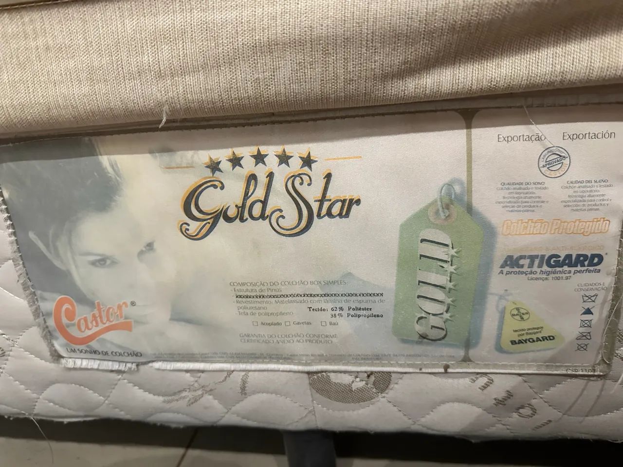 Colchão pulmatex com base da cama castor  - Foto 3