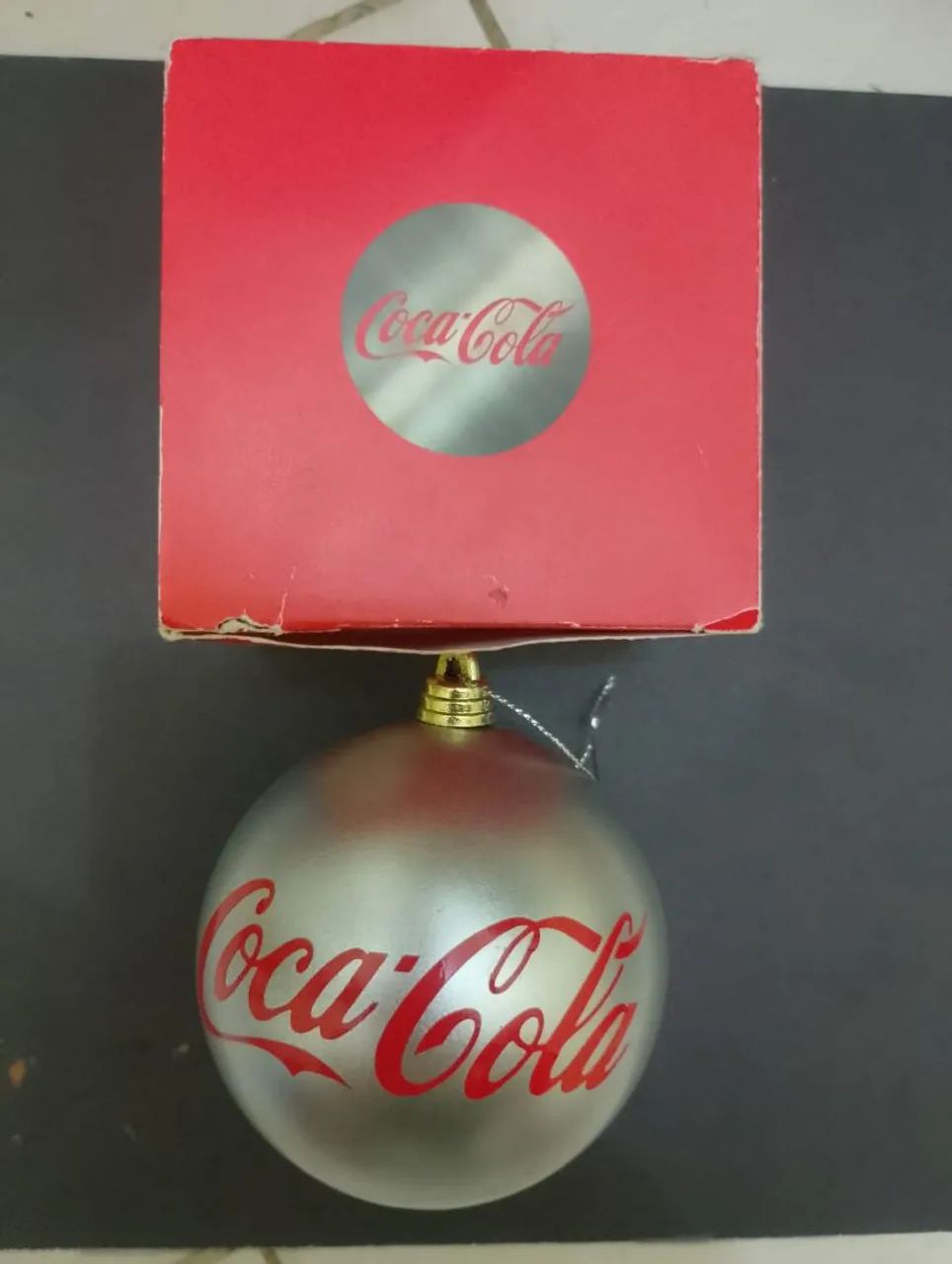 BOLA DE NATAL DA COCA COLA COLECIONÁVEL ANOS 1990 - Foto 2