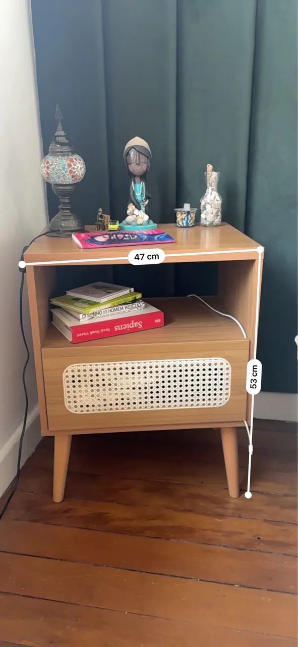 Mesa de cabeceira c gaveta treliça  - Foto 2