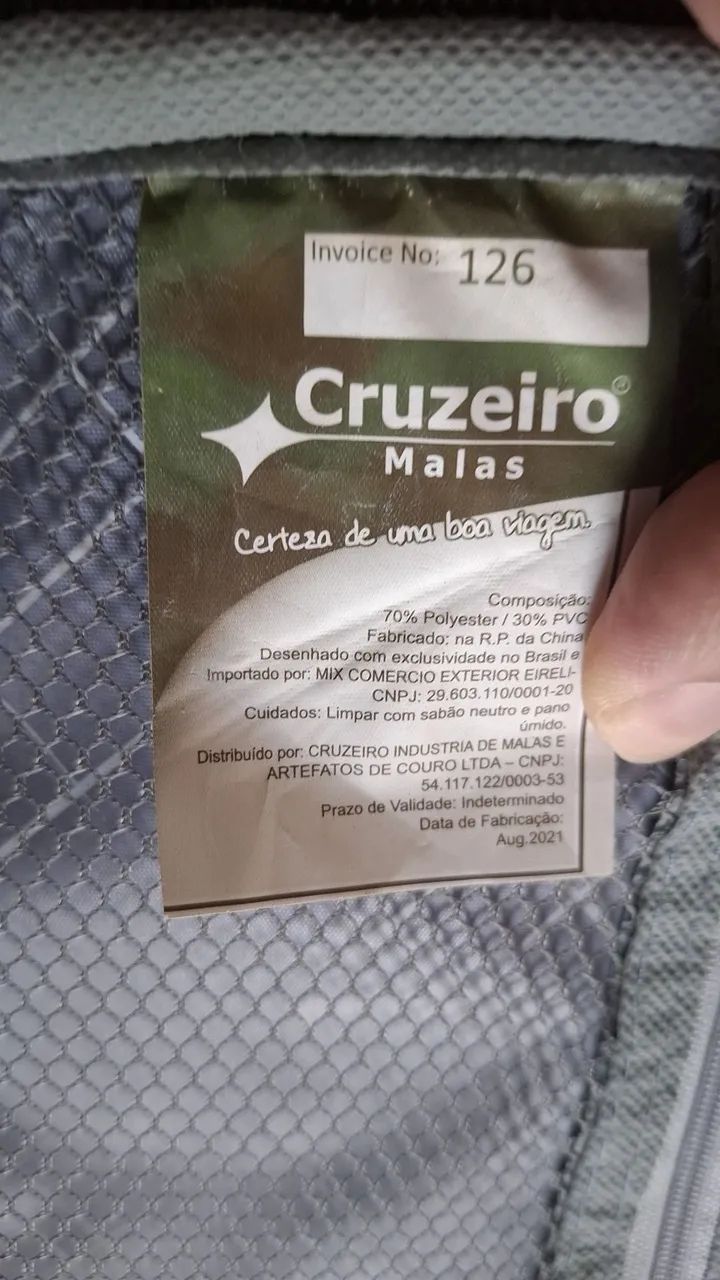 Mala de Bordo (tecido) - Cruzeiro - Foto 3