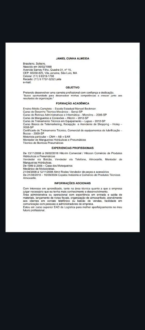 Produto vaga de emprego 