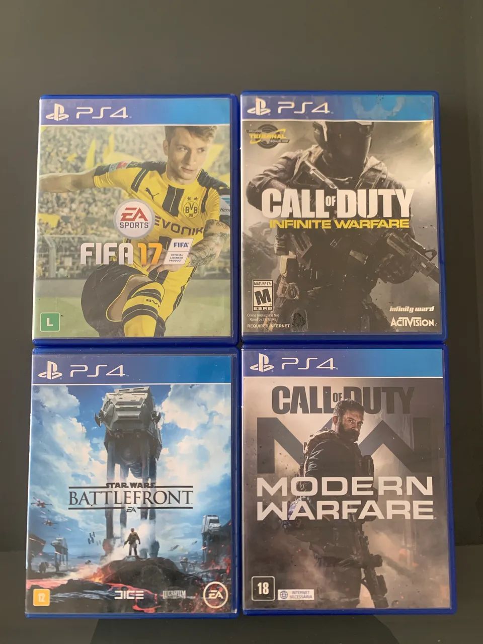 KIT 4 JOGOS PS4