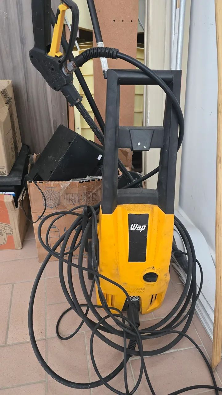 Jato de agua com defeito