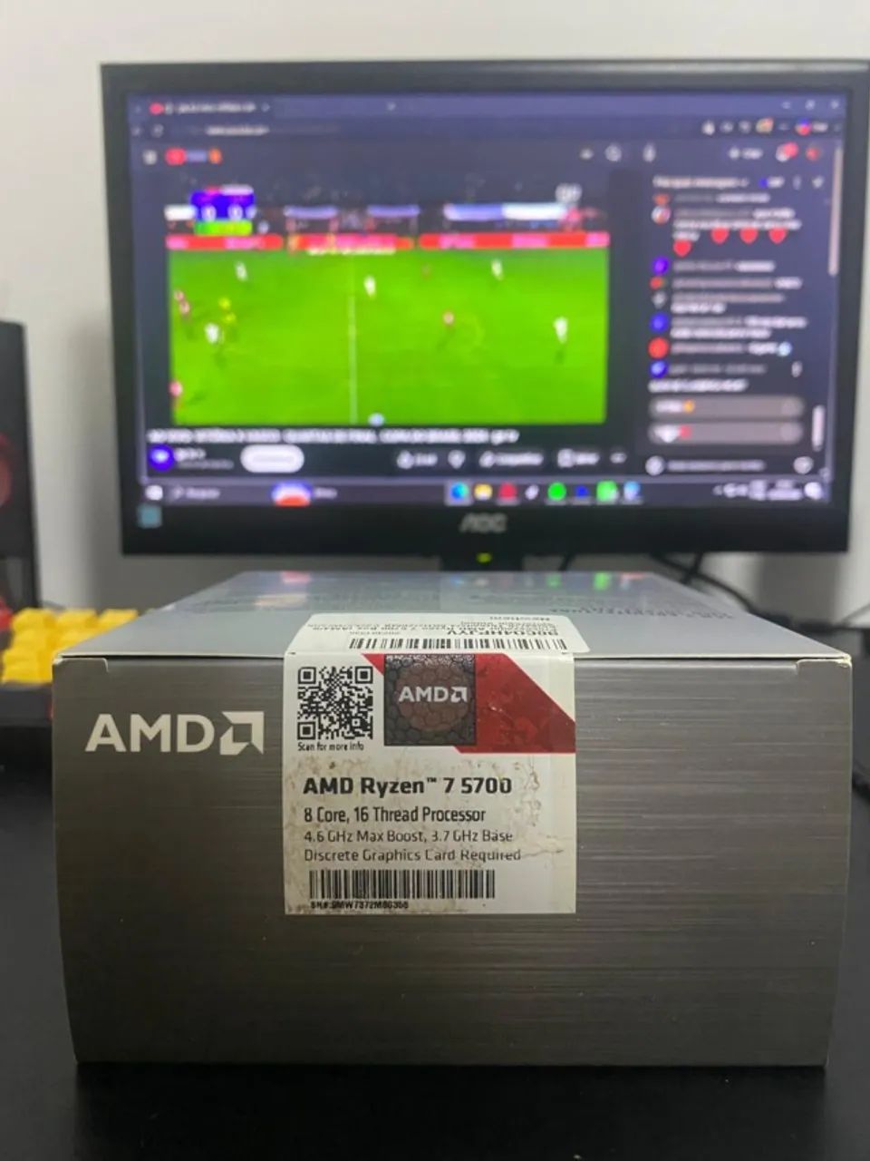 Processador AMD Ryzen 7 5700 - Foto 3