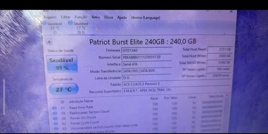 SSD 240 patriot 