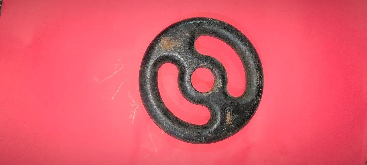 Anilha de Ferro 2kg com Pegada - Treine em Casa com Estilo! - Foto 2