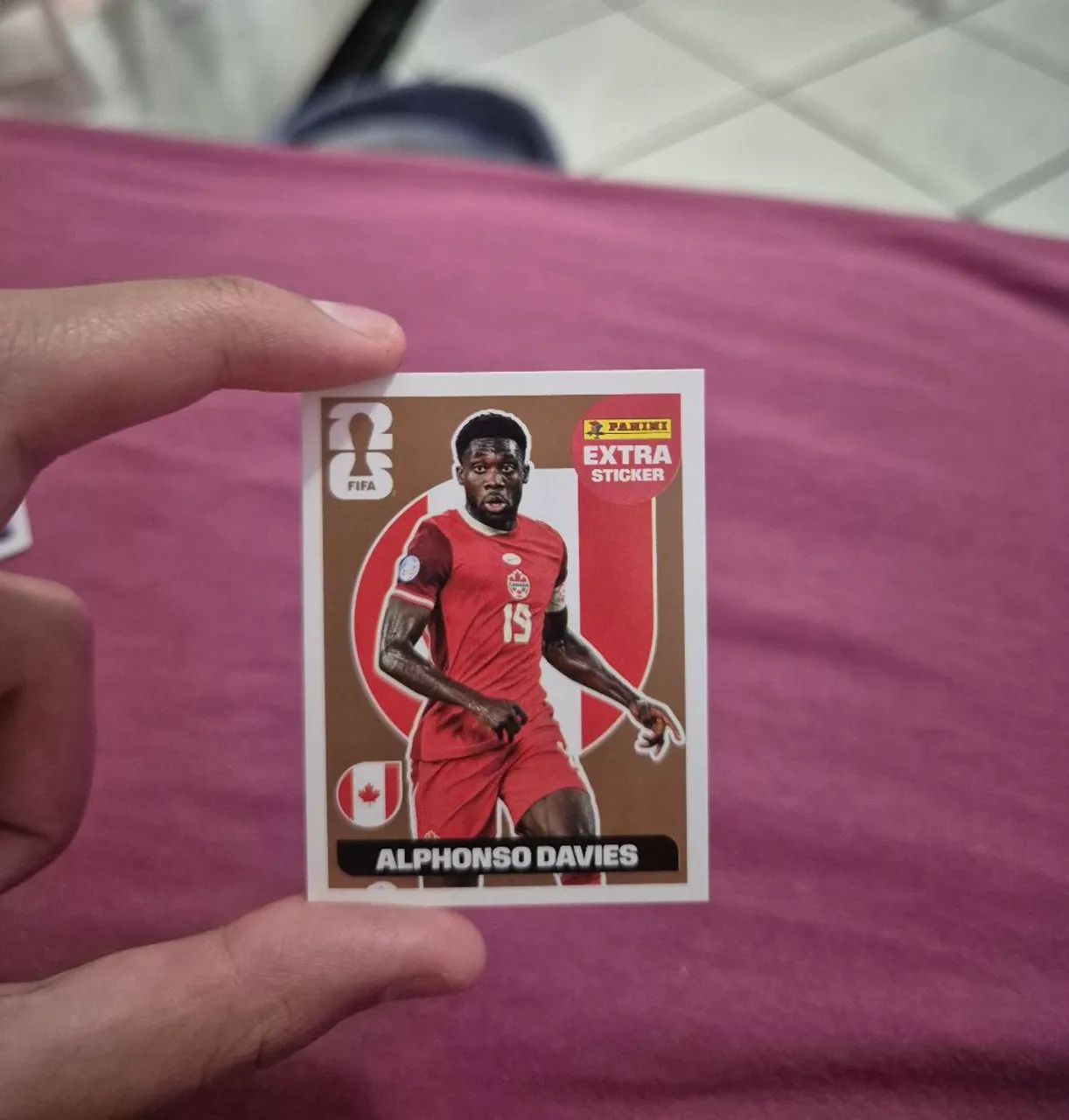 Figurinha Legend Alphonso Davies Bronze - Copa 2026