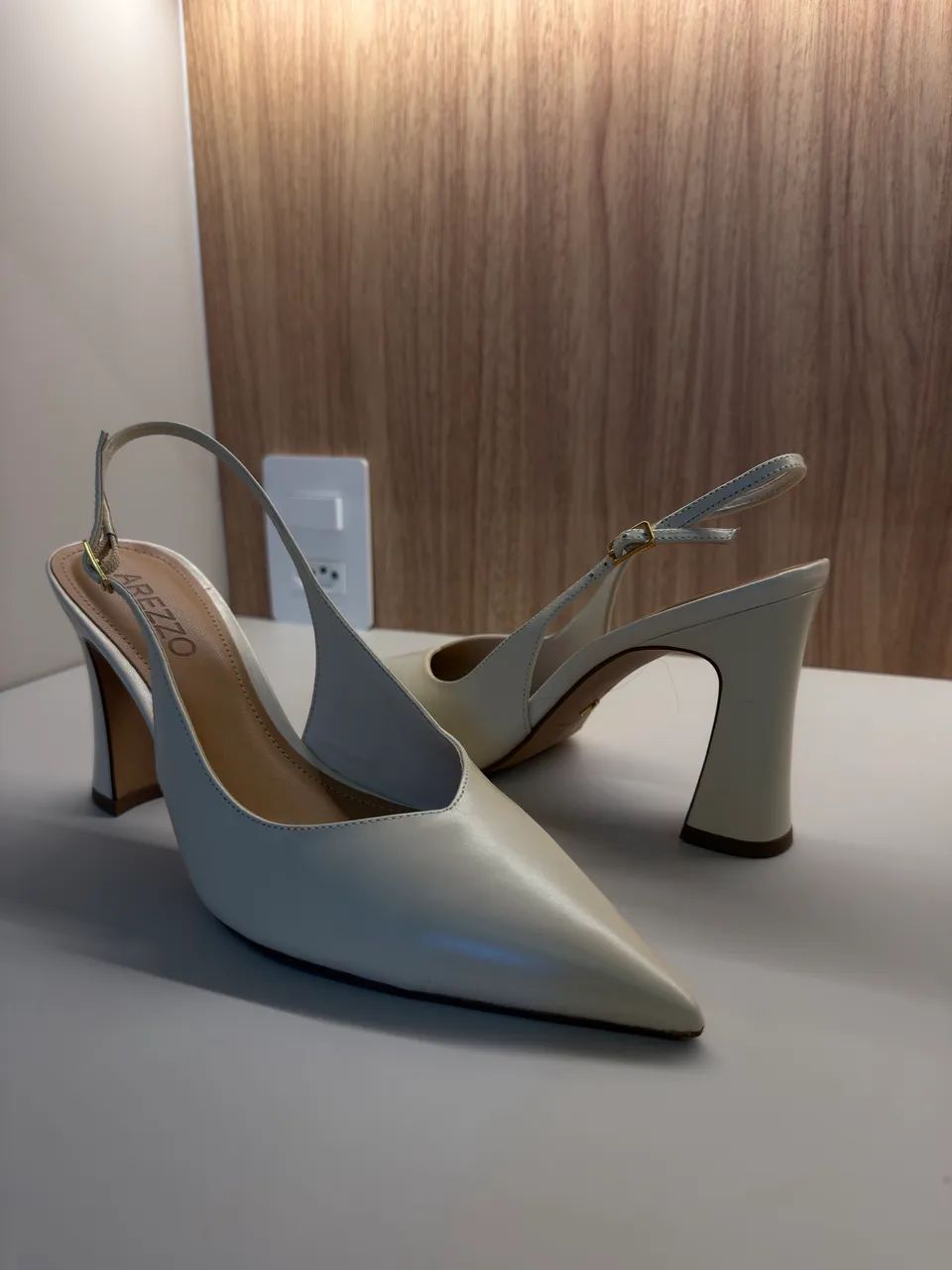 Sapato arezzo, 38, off white - Foto 2
