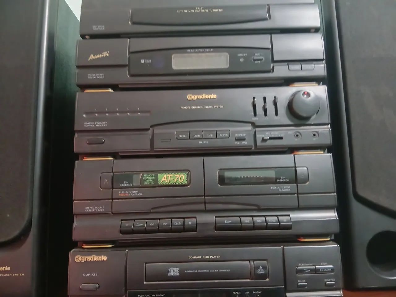 Vendo Toca disco 4 em 1 Gradiente AT70 - Foto 2