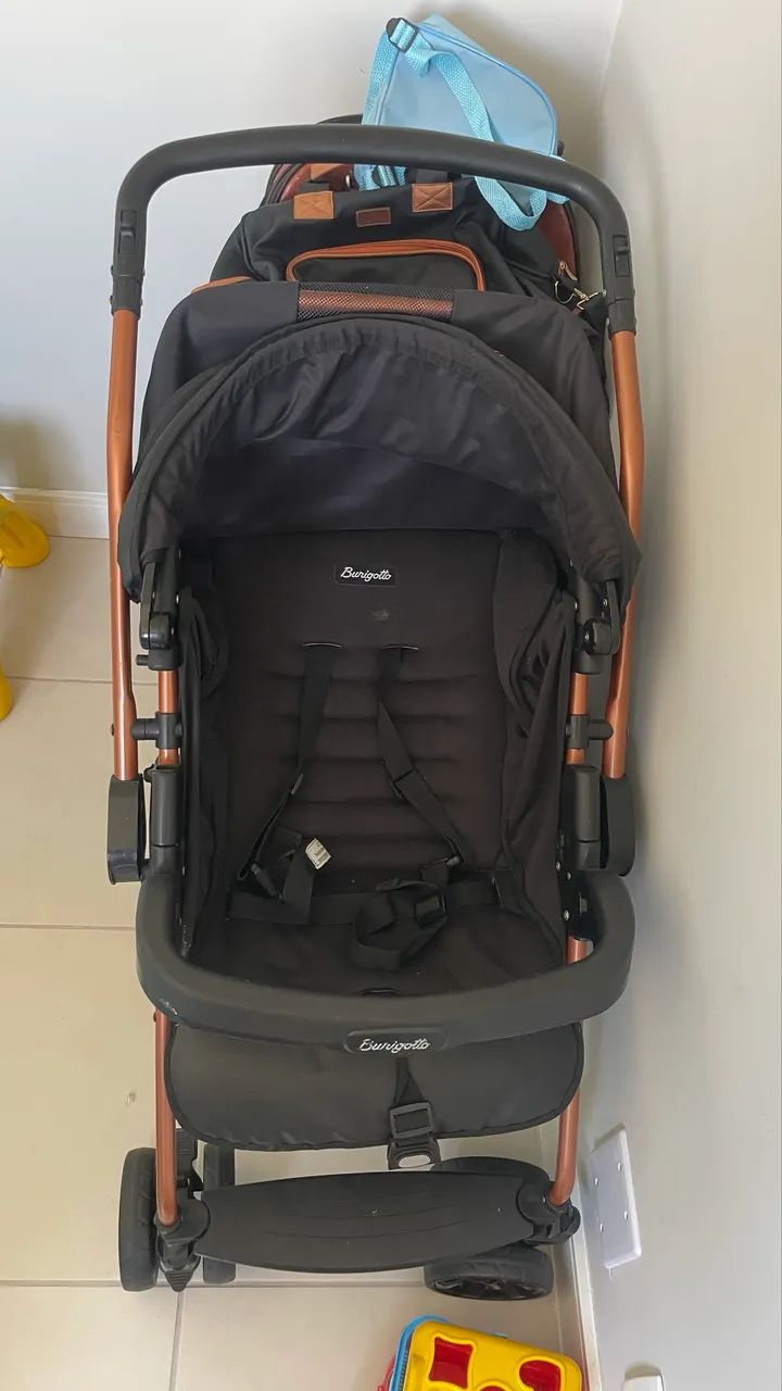 Carrinho + bebê conforto Burigotto - Foto 2