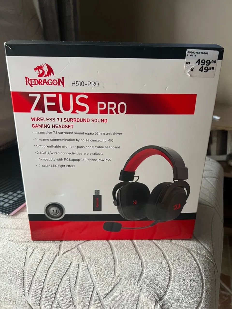 Headset - Redragon Zeus pro  - Foto 2