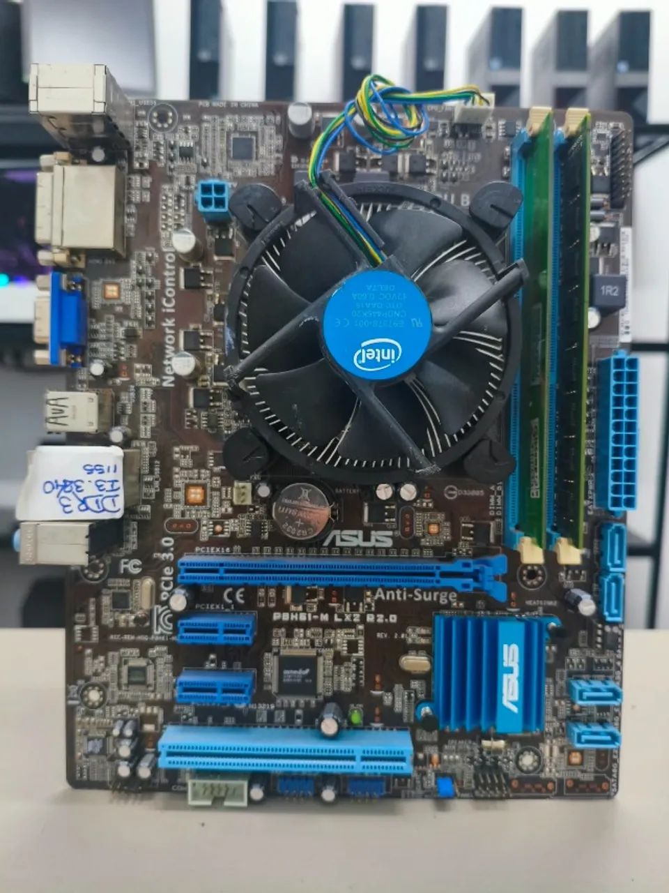 PLACA MÃE 1155 KIT - BARATO  - Foto 4