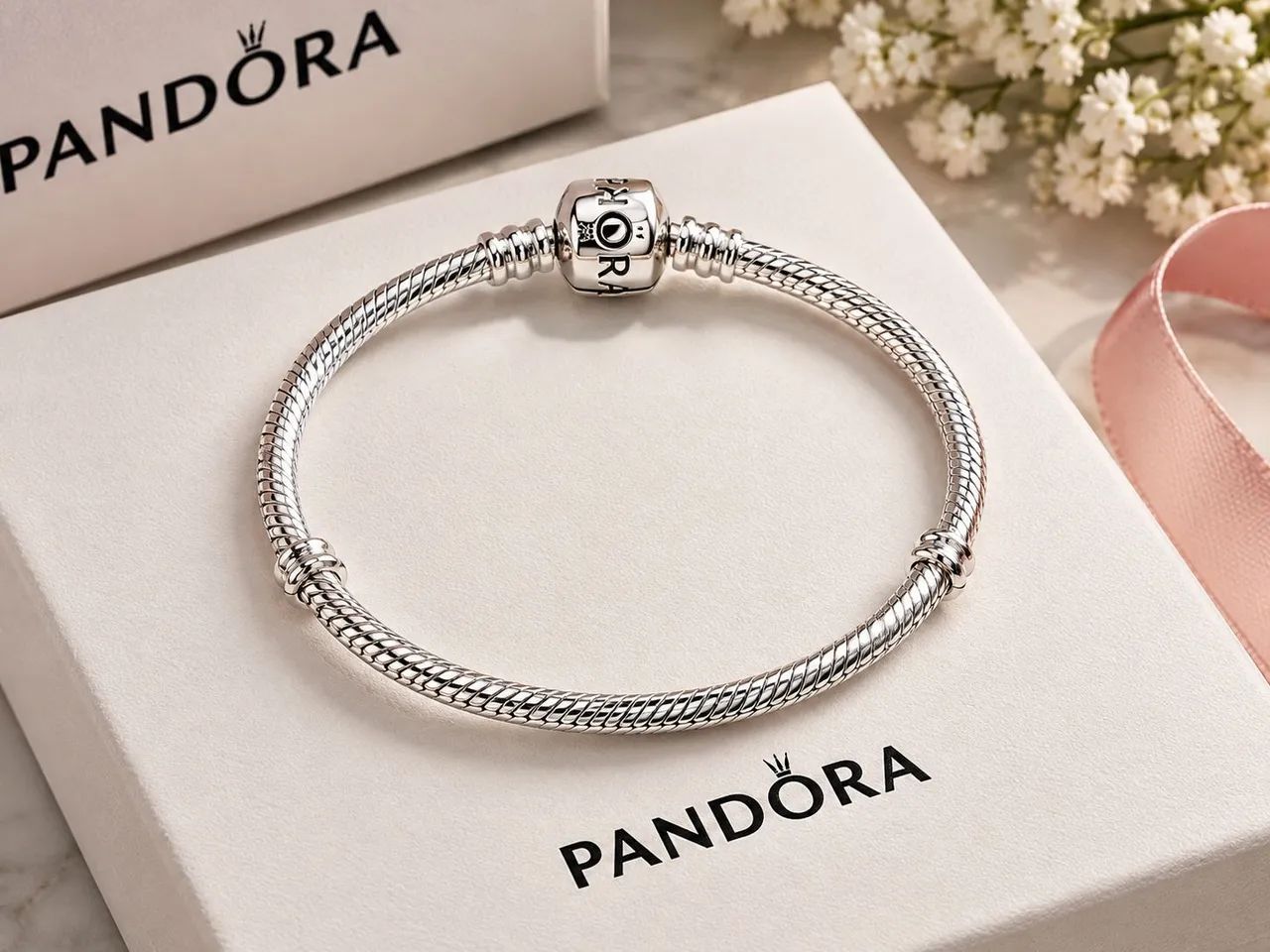 Pulseira Pandora em Prata