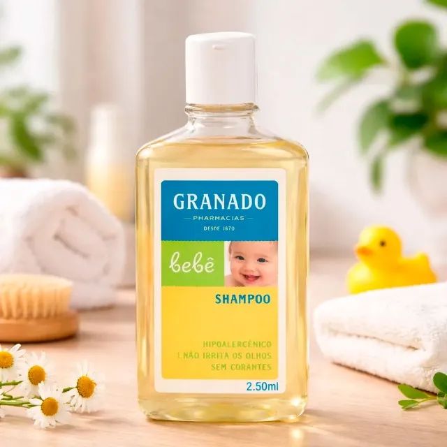 Shampoo Granado Bebê Tradicional 250 ml - CM0008 - Foto 4