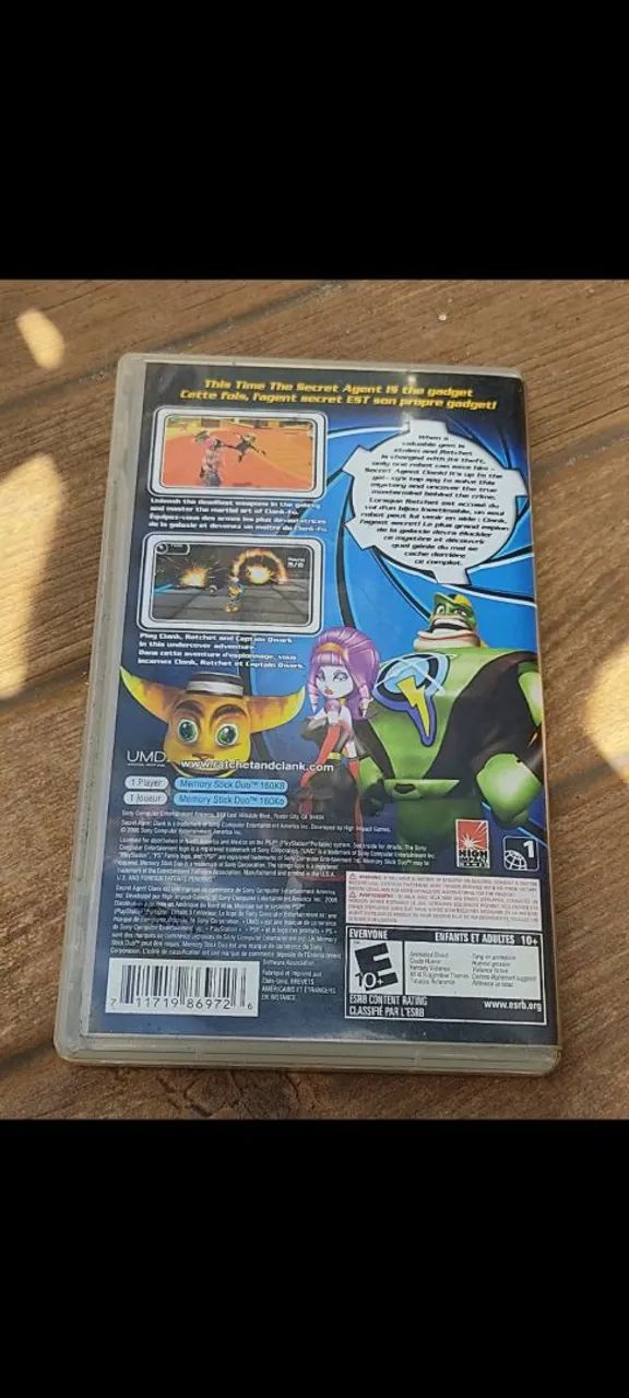 secret agent clank original (psp)<br>50 reais - Foto 3