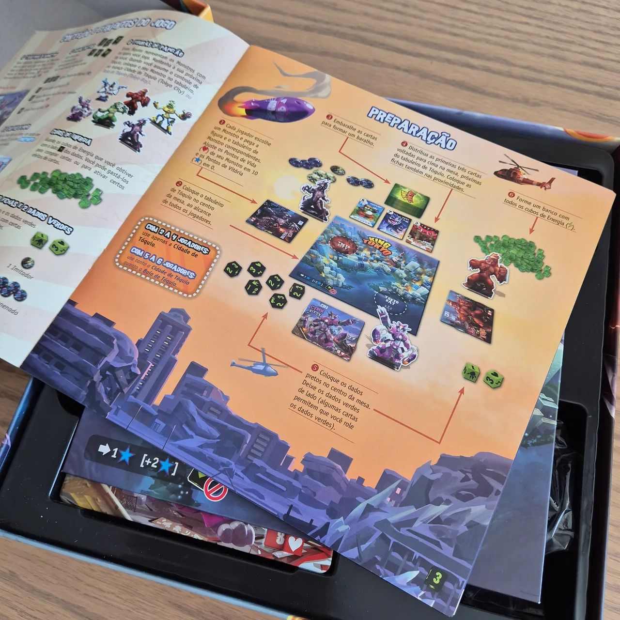 King of Tokyo - jogo de tabuleiro - nunca usado - Foto 5