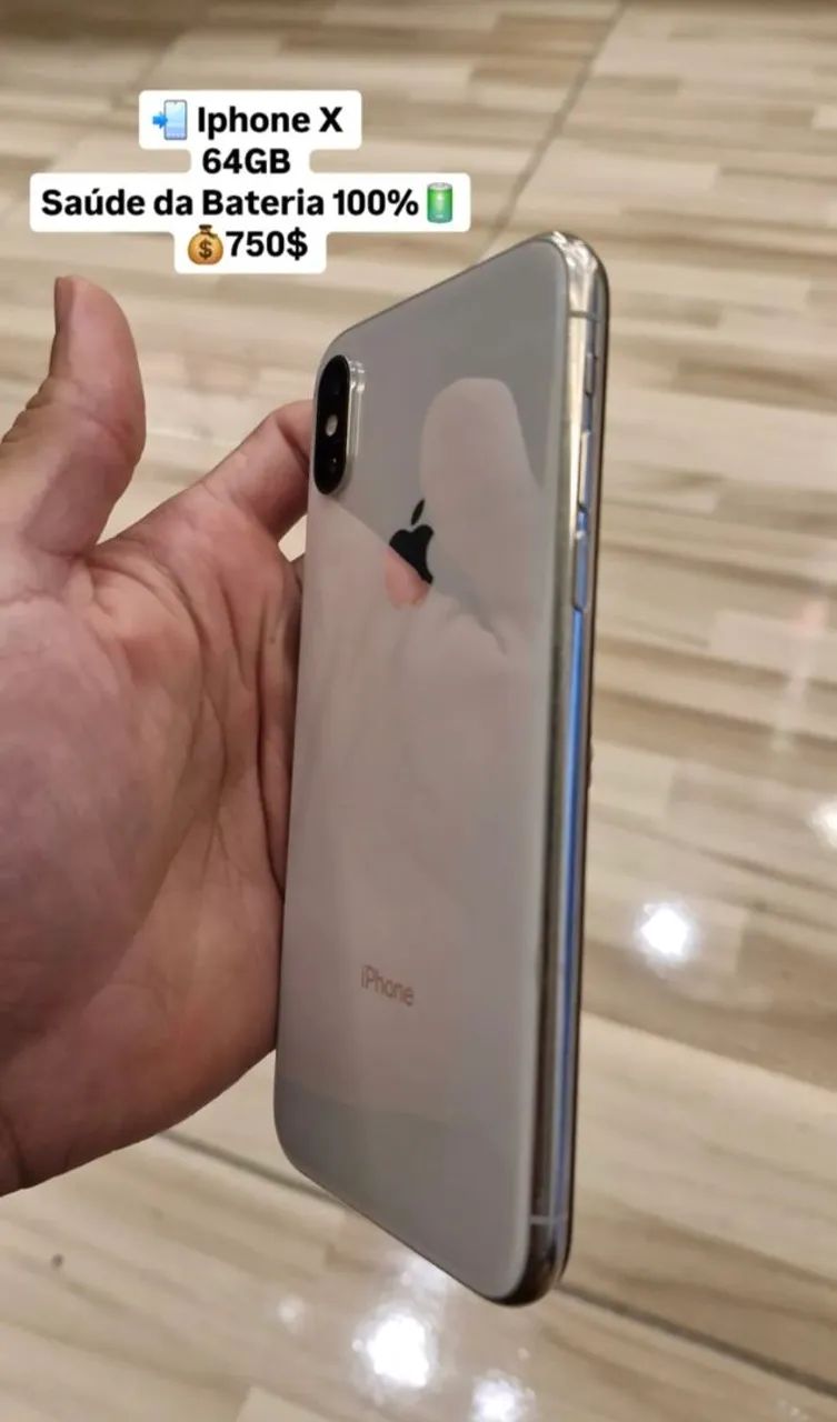 Iphone x 64GB branco 