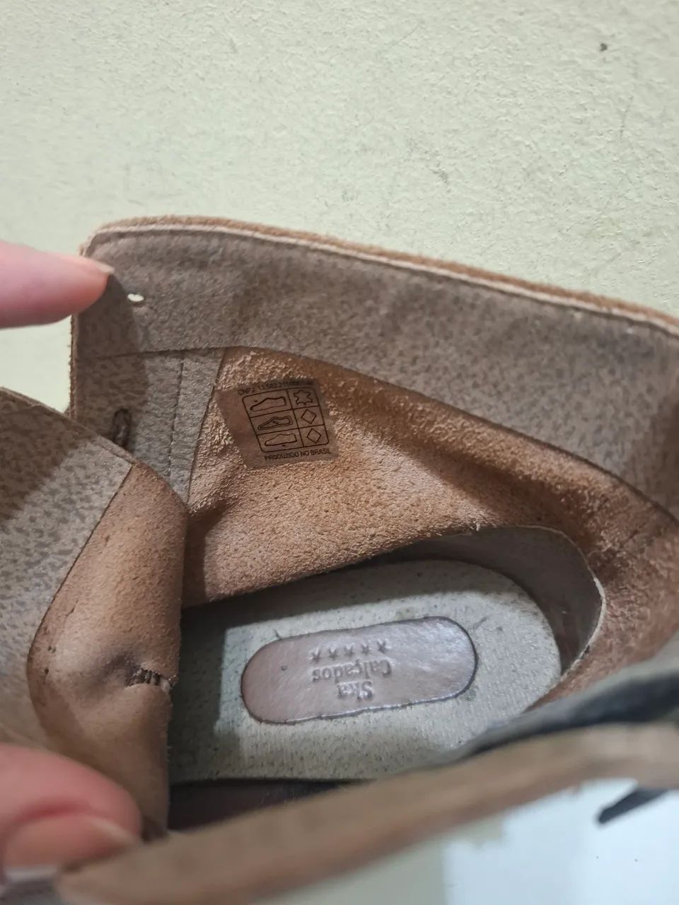 Coturno N:39 em couro legítimo  - Foto 3