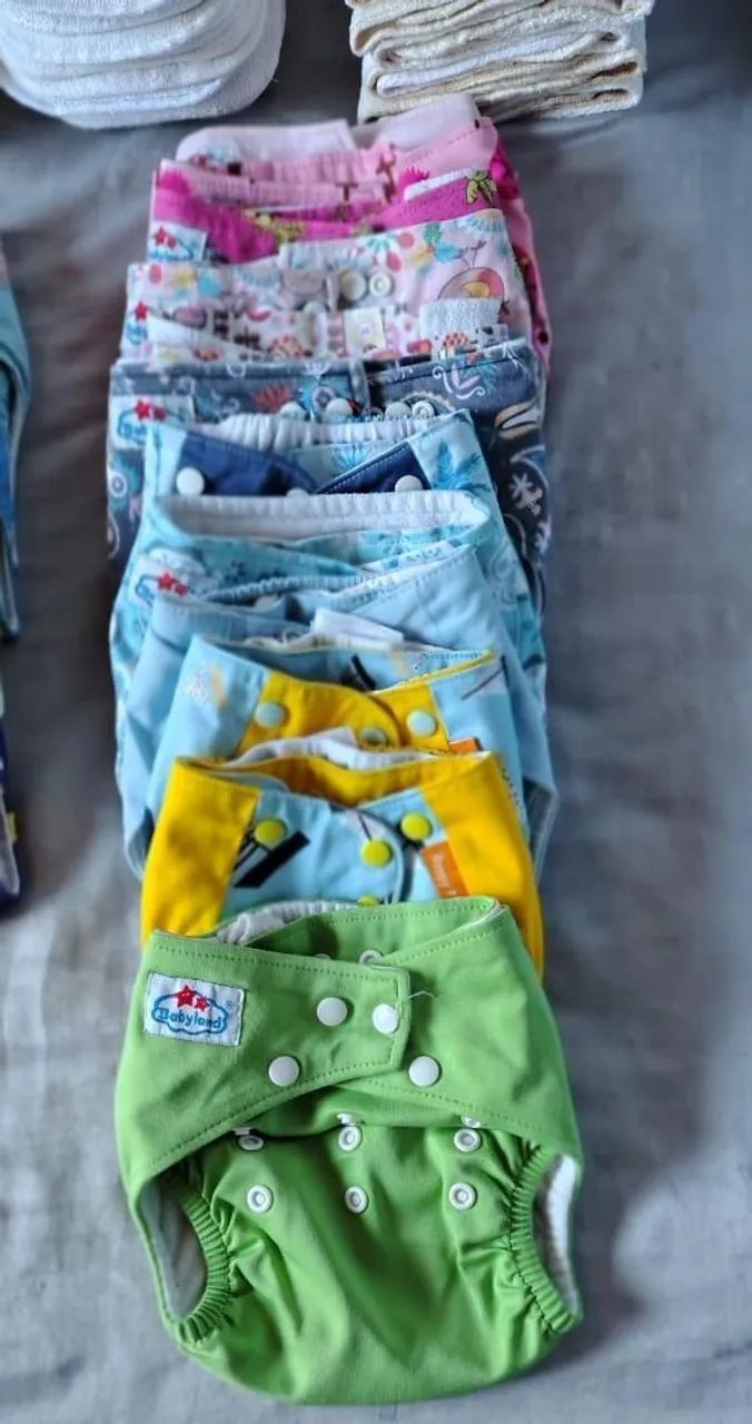 Desapego: Super kit de fraldas ecológicas. - Foto 2
