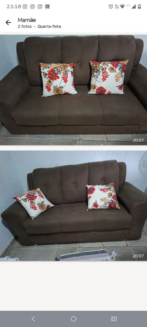Vende- se um sofá usado 456503352875427840